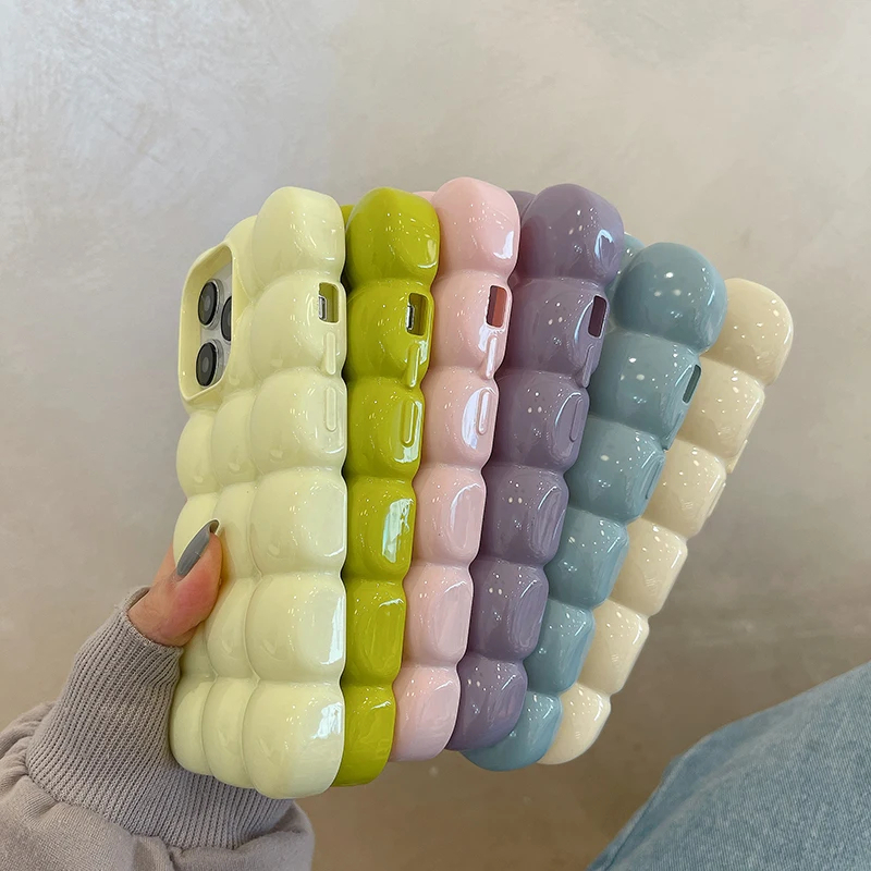 Bubble Marshmallow Puffer Cases for iPhone