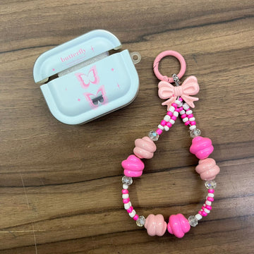 Blue butterfly airpod case with Charms for Airpods - Airpods Pro and Pro 2