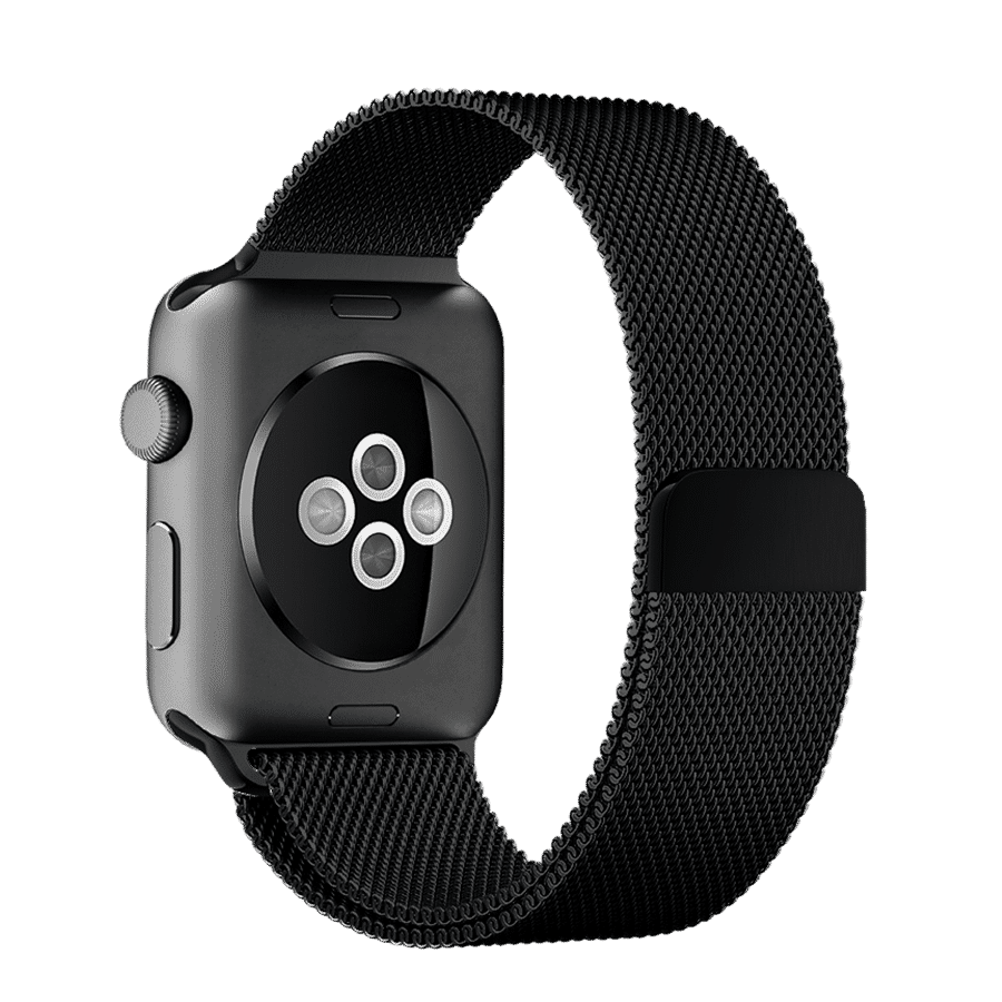 Black Magnetic Milanese Loop Apple iWatch Band