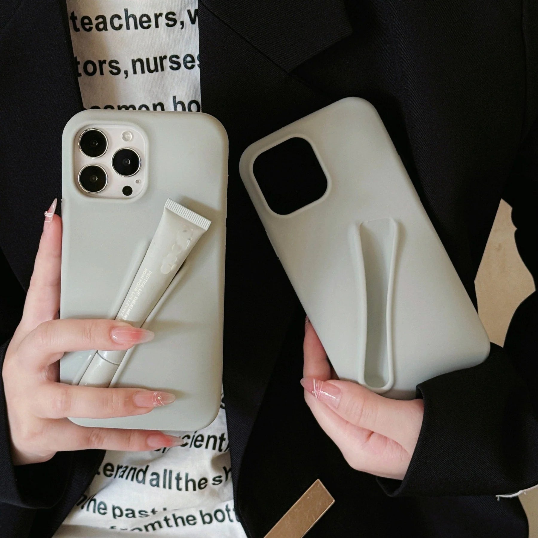 Chic Trendin Lip Balm Holder cases for iPhone