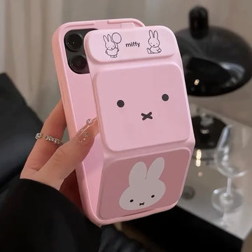 Cute Meow Flip Velvet Shell Case for iPhone