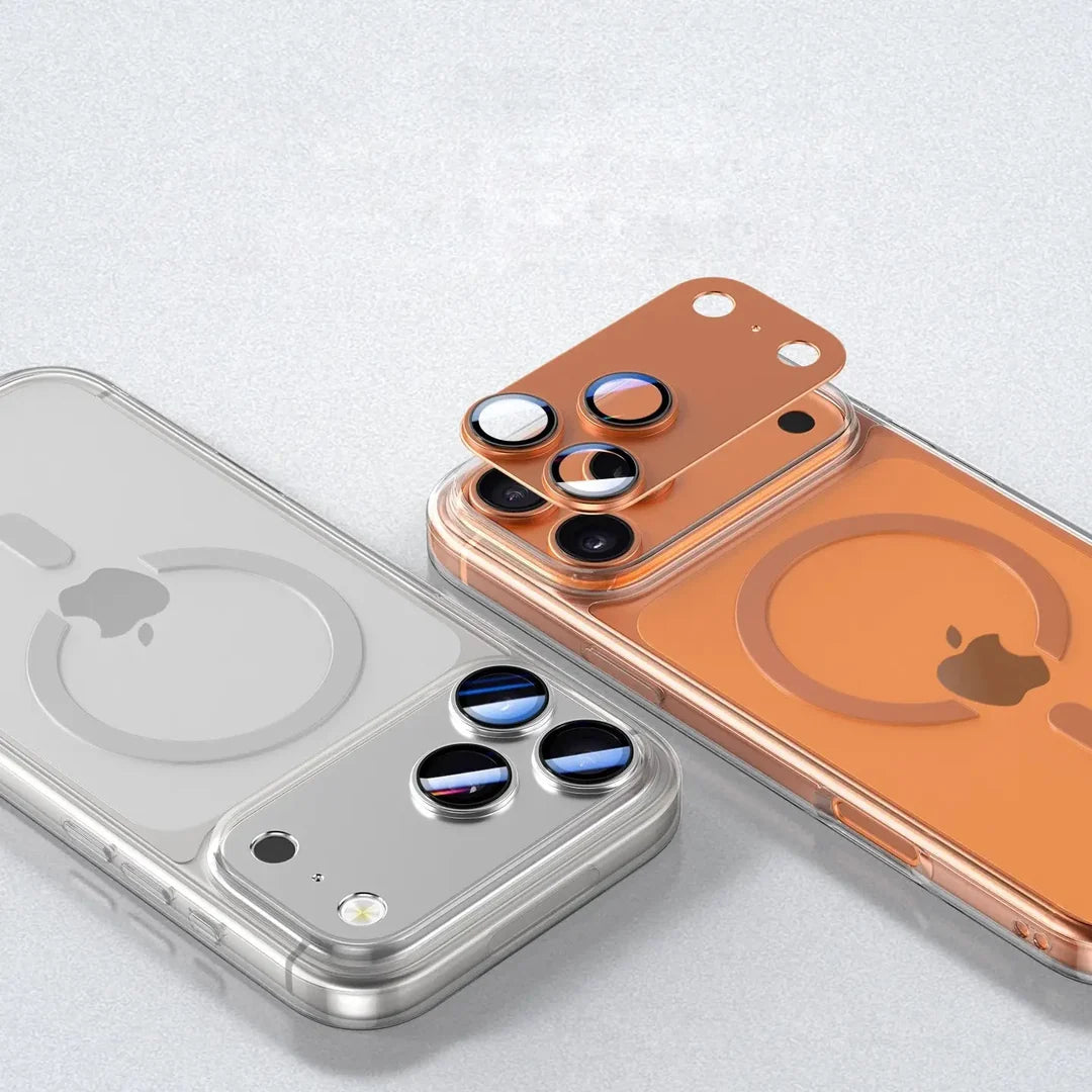 Premium Metal Shield Camera Lens Guard - Silver