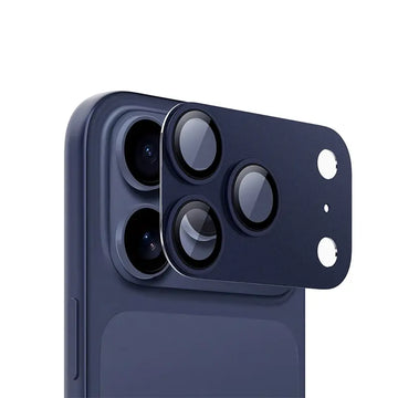 Premium Metal Shield Camera Lens Guard - Deep Blue