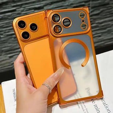 Frosted Signature Orange MagSafe Case for iPhone