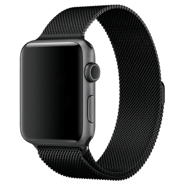 Black Magnetic Milanese Loop Apple iWatch Band