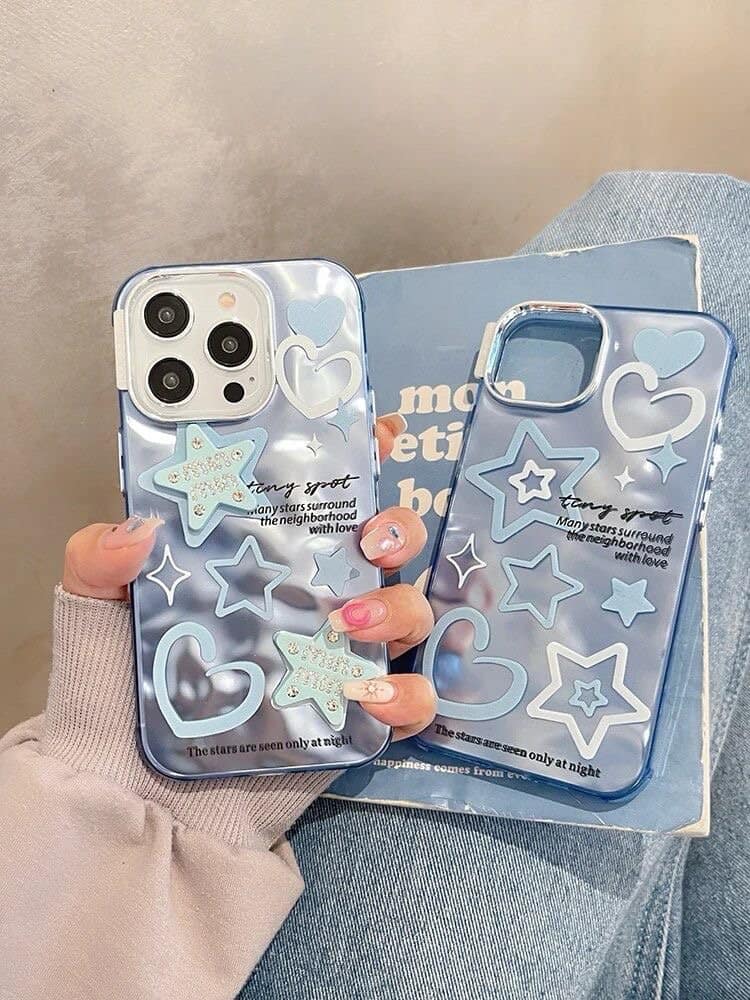 Blue Star and Heart Cases for iPhone
