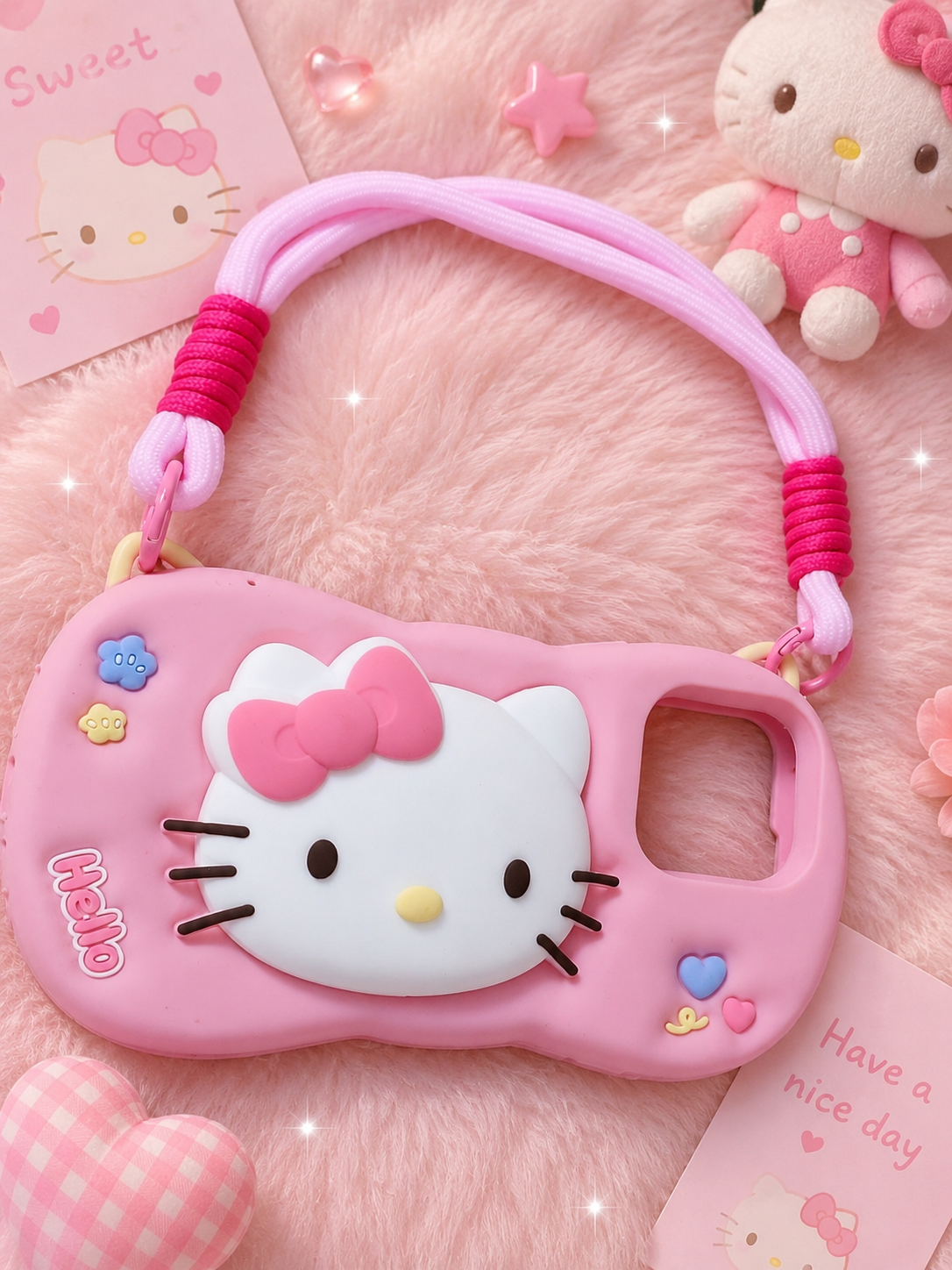 Sweet pink kitty  Case for iPhone