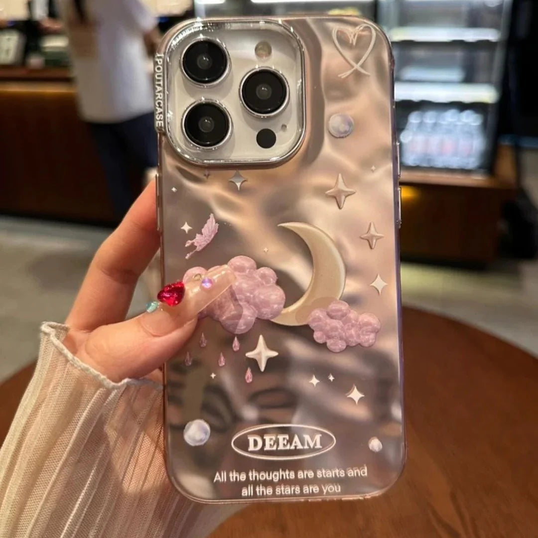 Dreamy Cloud and Moon cases with Charms for iPhone