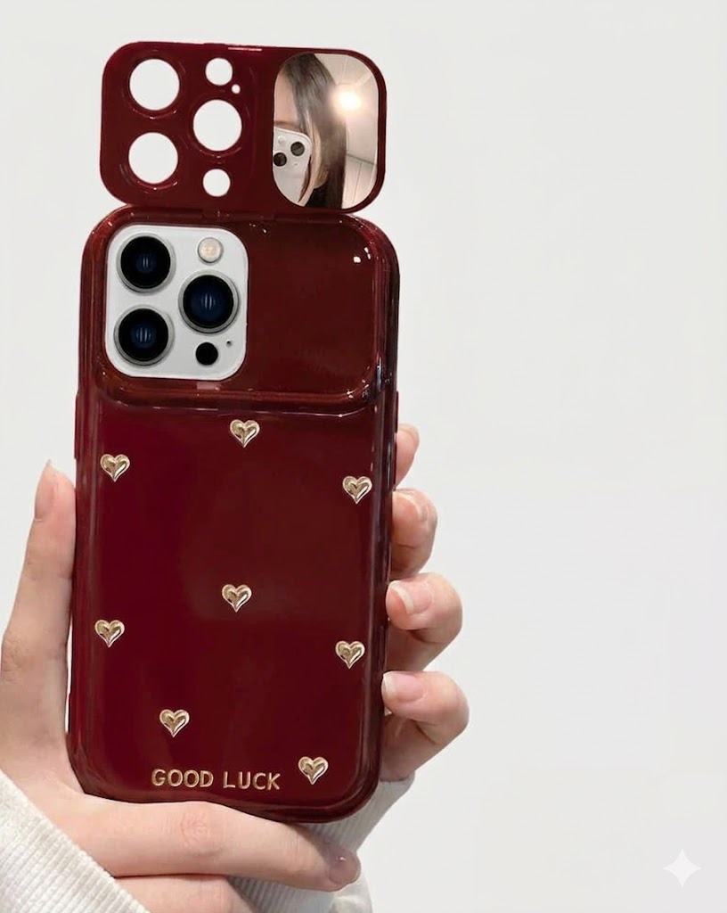 Heart & Blessing Cases with Mirror for iPhone