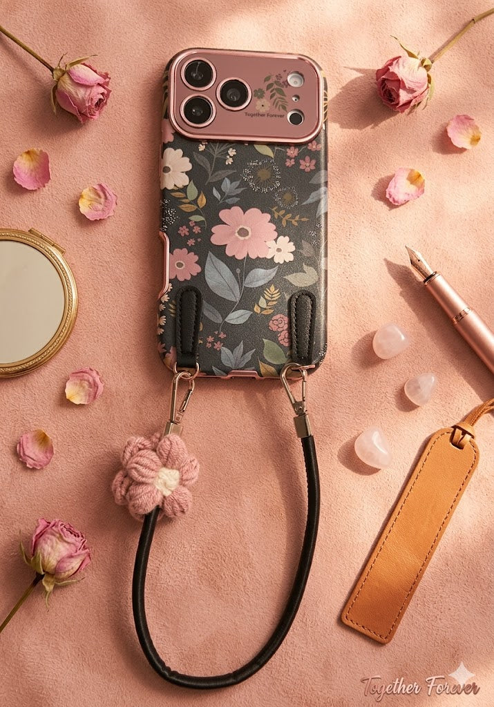 Rosabelle Wristlet Charm Case for iPhone