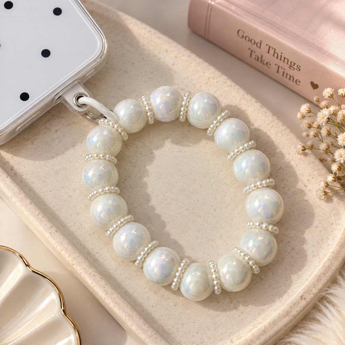 Pearl Glow Phone Charms