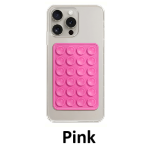 Trending Silicone Suction Grips for All Phones - Dark Pink