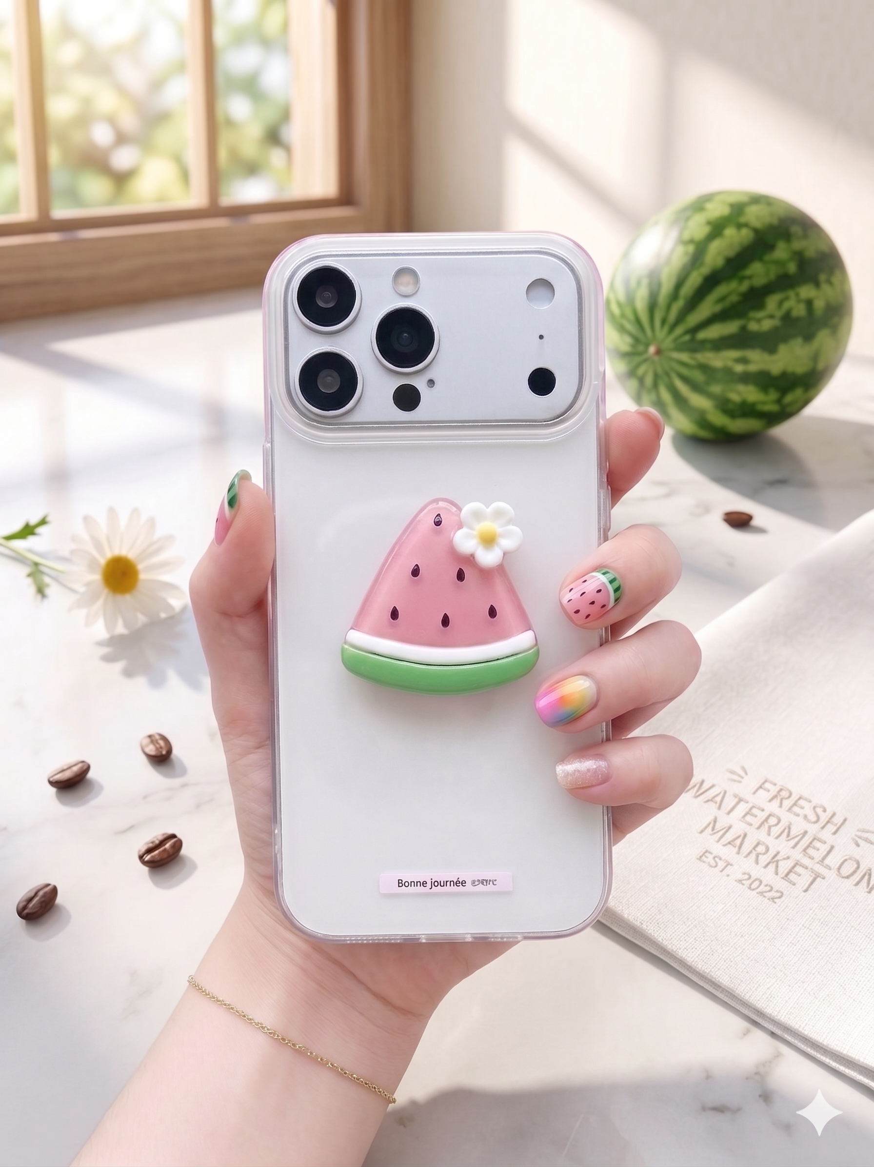 Cute Watermelon Bliss Case for iPhone
