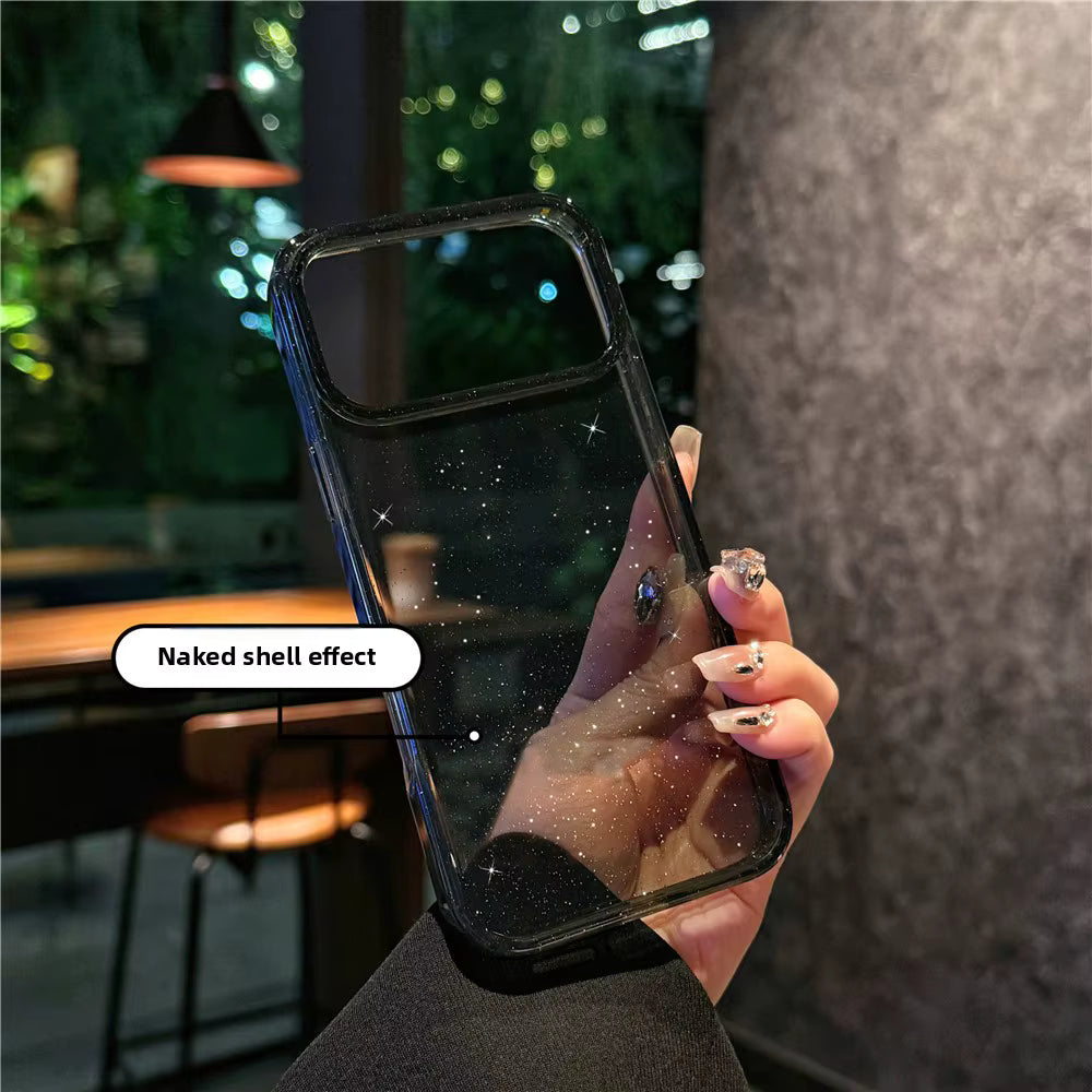 Transparent Black Shimmery Cases for iPhone
