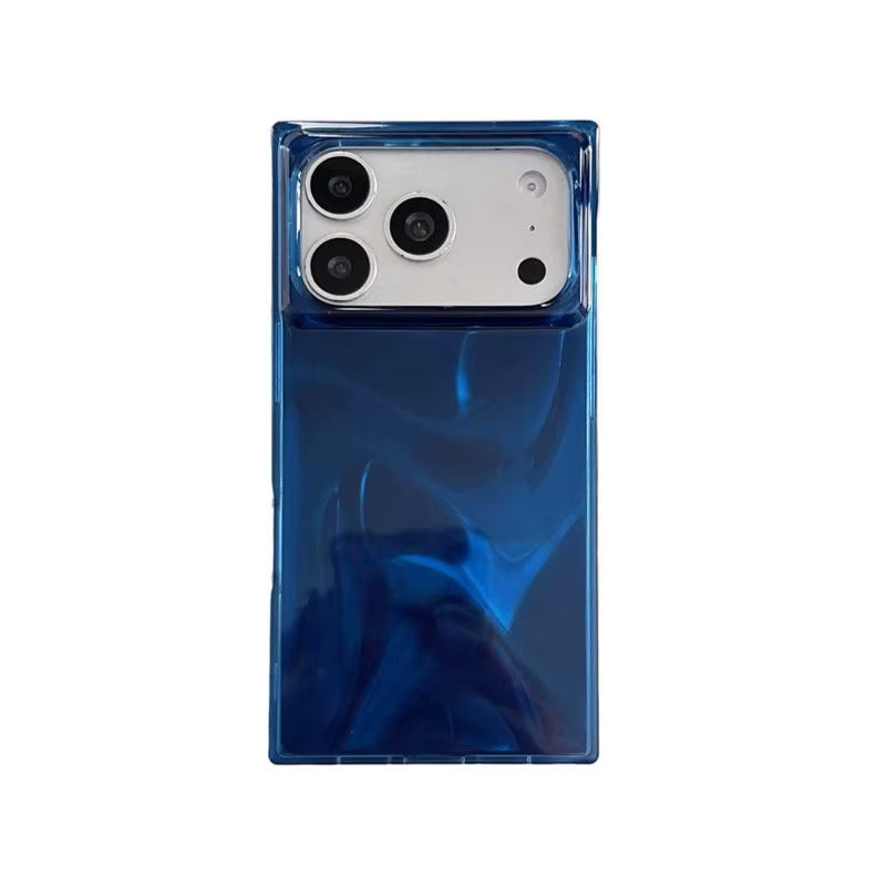 Blue Melt Chrome Case for iPhone