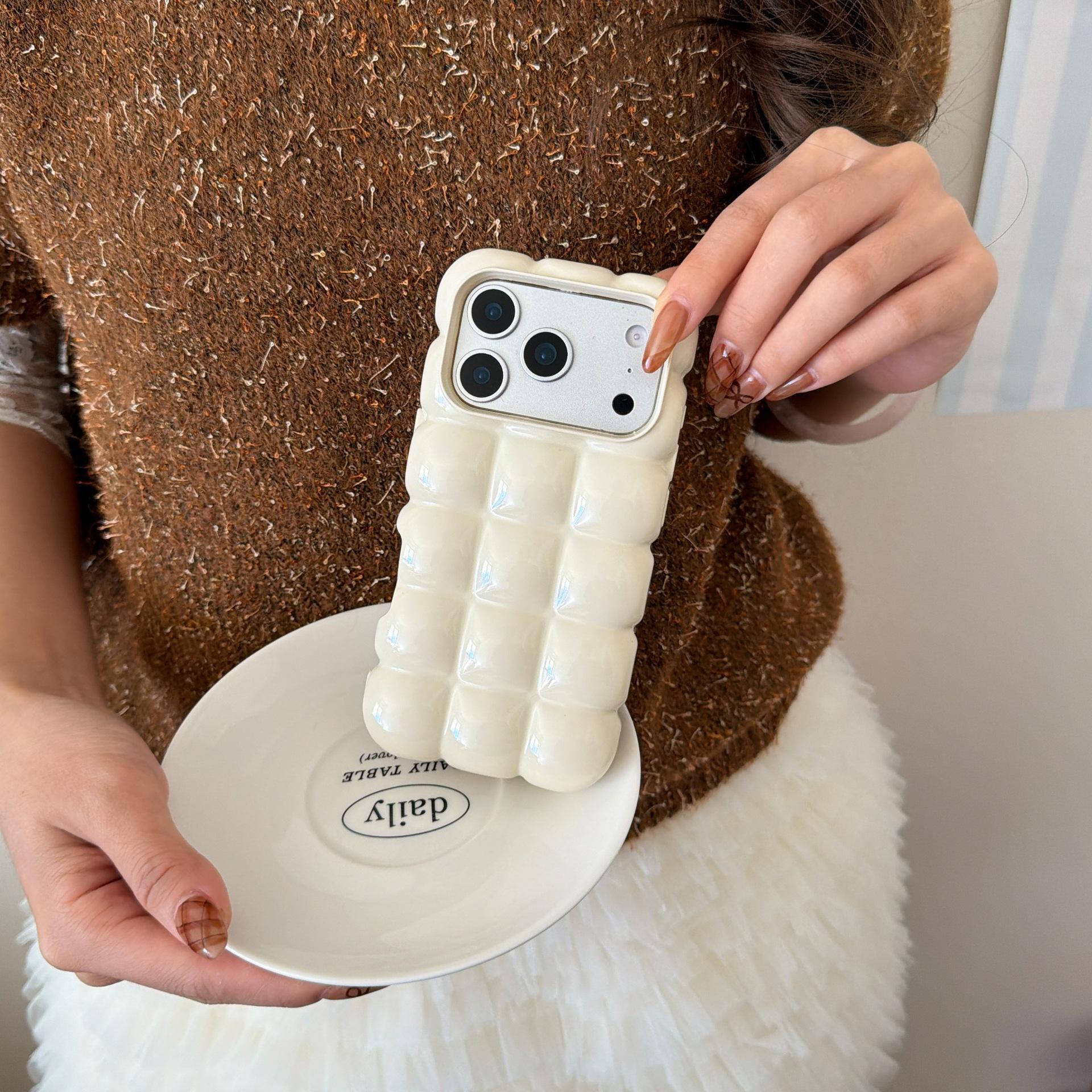 Off White Bubble Puffer Marshmellow Cases for iPhone