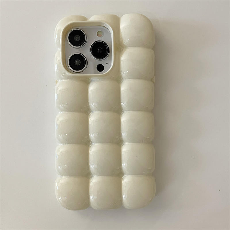 Off White Bubble Puffer Marshmellow Cases for iPhone