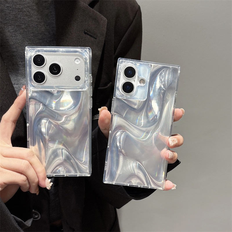 Silver Melt Chrome Case for iPhone