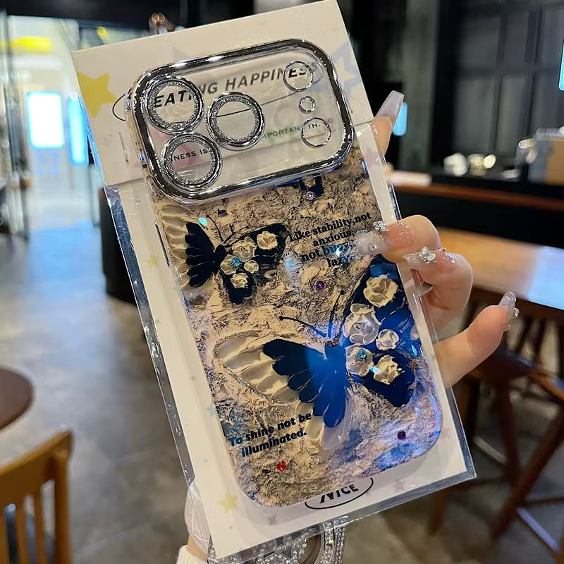 Midnight Butterfly Bloom Case for iPhone