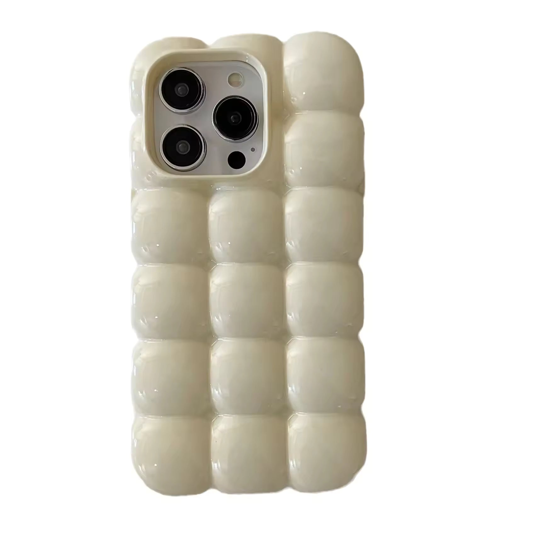 Off White Bubble Puffer Marshmellow Cases for iPhone