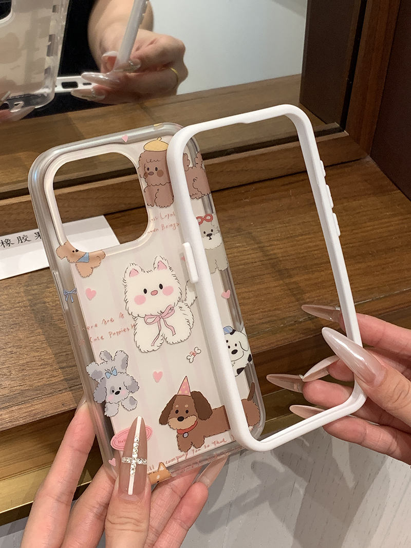Pastel Adorable Dog Squad cases for iPhone