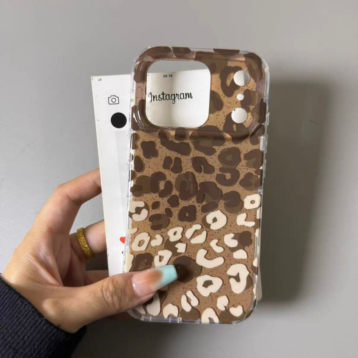 Aesthetic Leopard Dual Tone Cases for iPhone