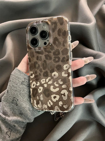 Aesthetic Leopard Dual Tone Cases for iPhone