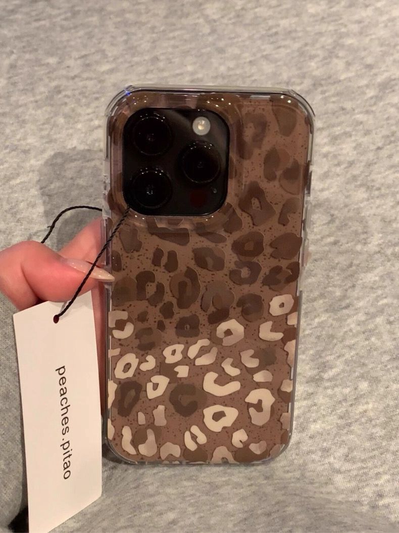 Aesthetic Leopard Dual Tone Cases for iPhone