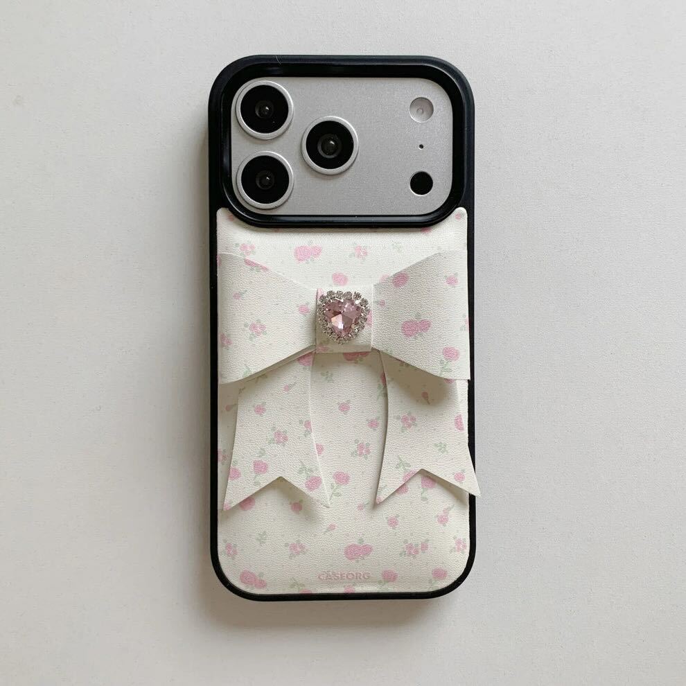 Rose Garden Big Bow Case for iPhone