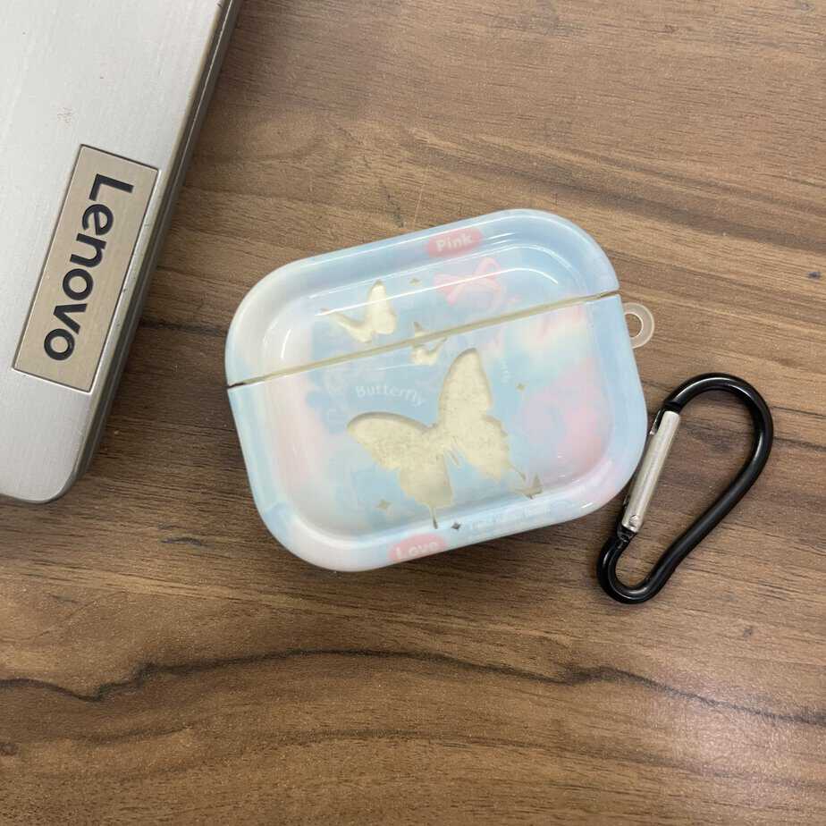 Cute Butterfly Case with Charms for Airpods - Airpods Pro and Pro 2