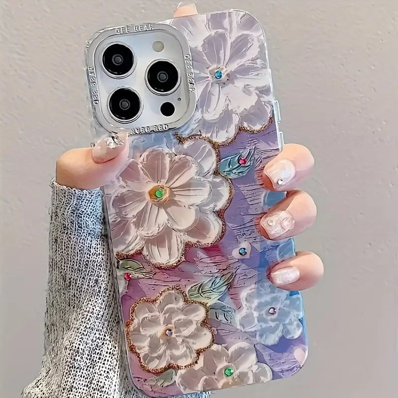 Camellia Blossom Floral Cases for iPhone