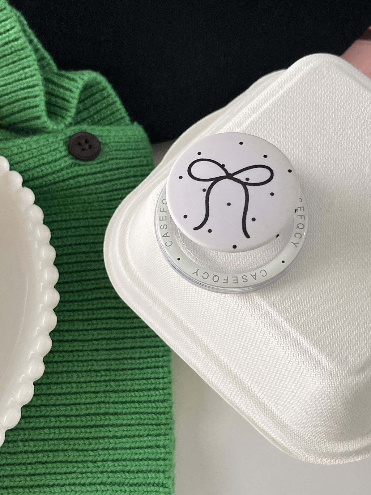 Cute MagSafe Bow Popsocket Cases for iPhone