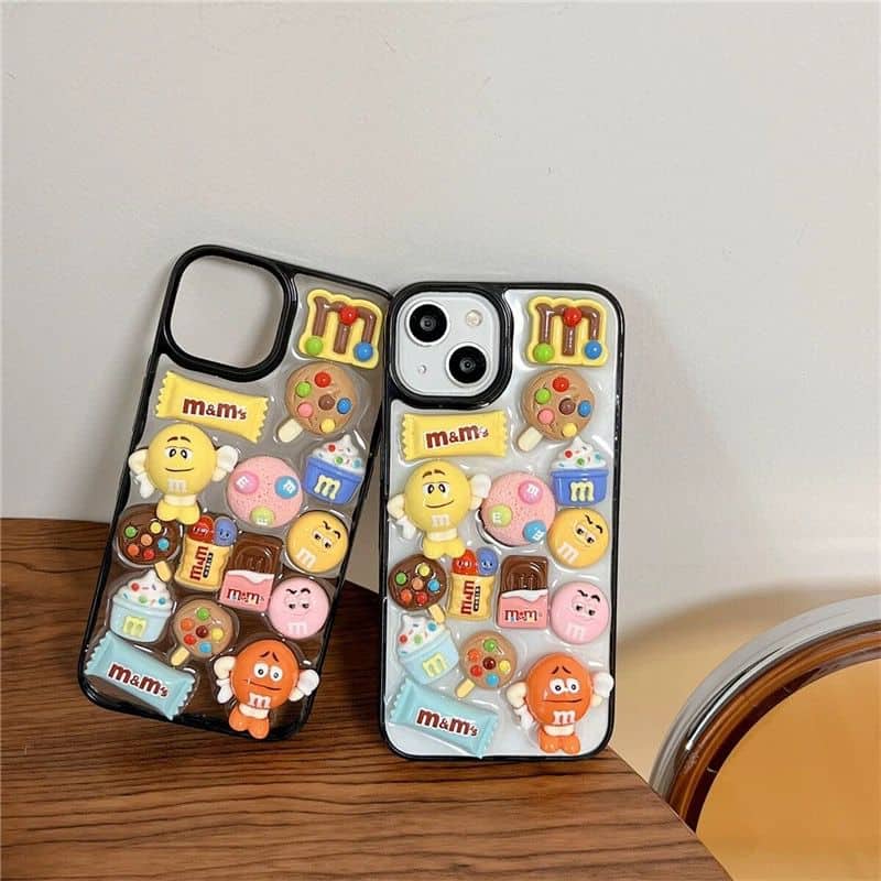 M & M 3D Cases available for iPhone