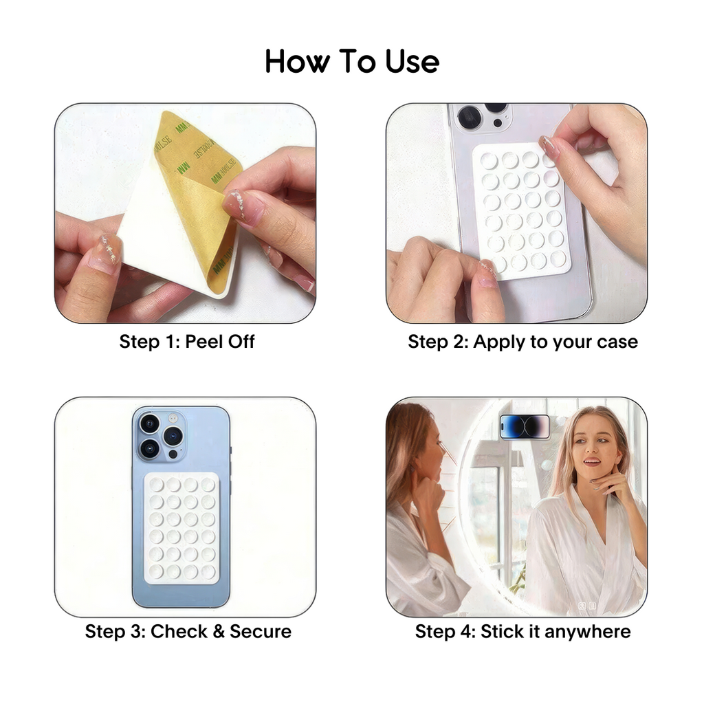 Buy 1 Get 1 Free Trending Silicone Suction Grips for All Phones