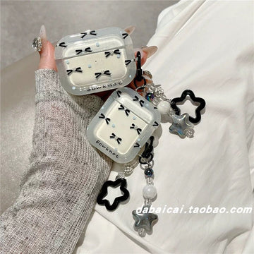 Cute Bowknot Airpod cases with charms for Airpods Pro and Pro 2