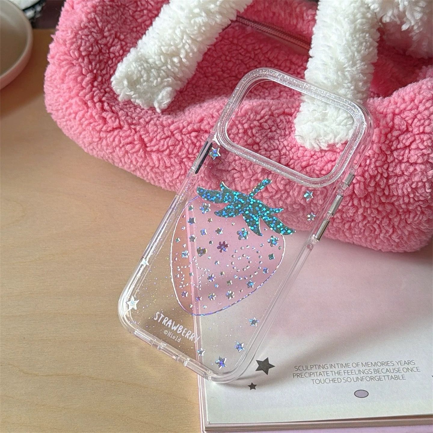 Glitter Strawberry Sparkle Case for iPhone