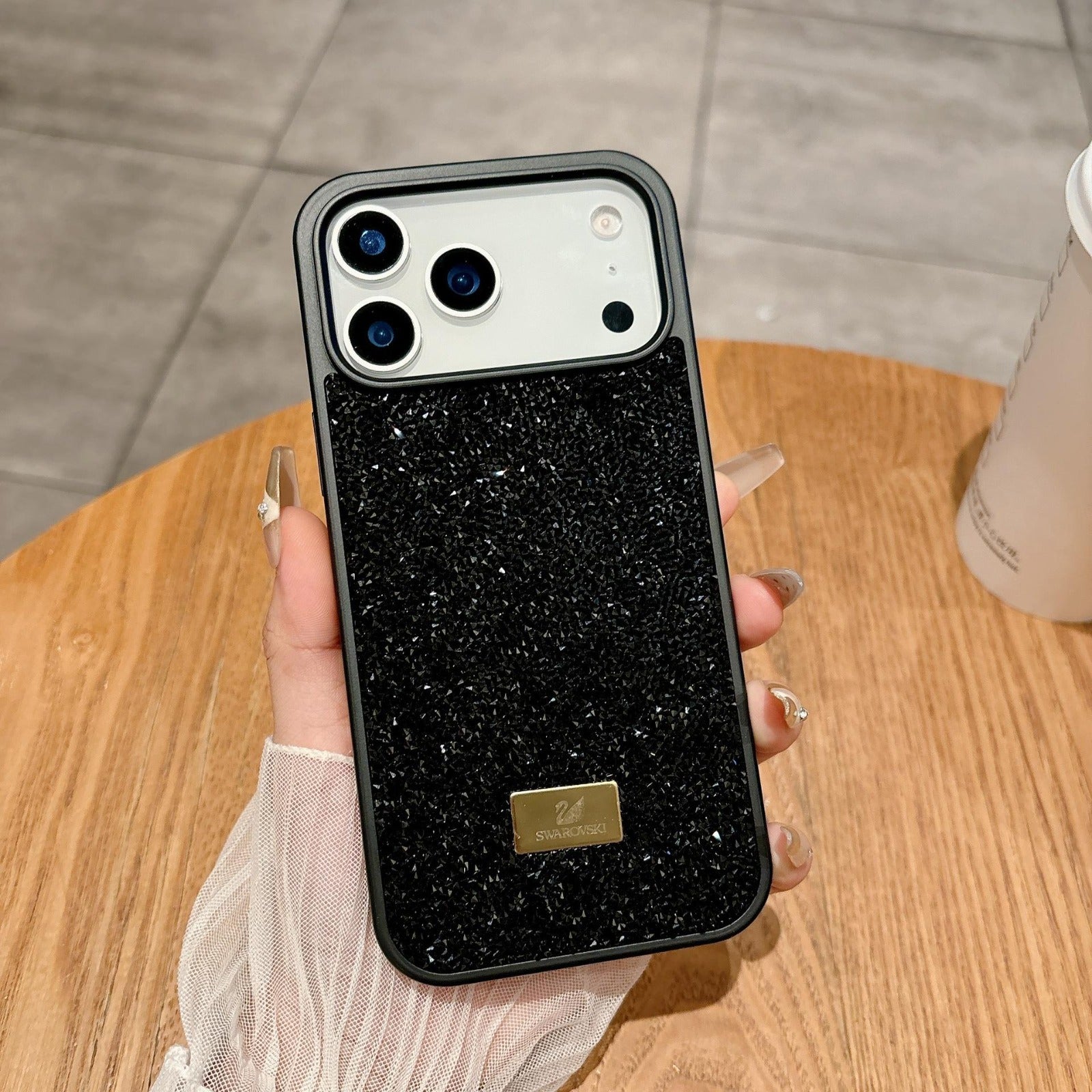 Black Diamond Sparkle Case for iPhone