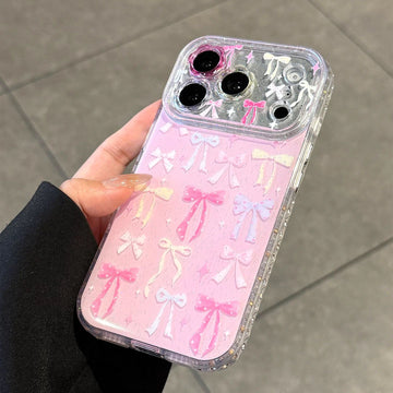 Pink Ribbon Bow Cases for iPhone