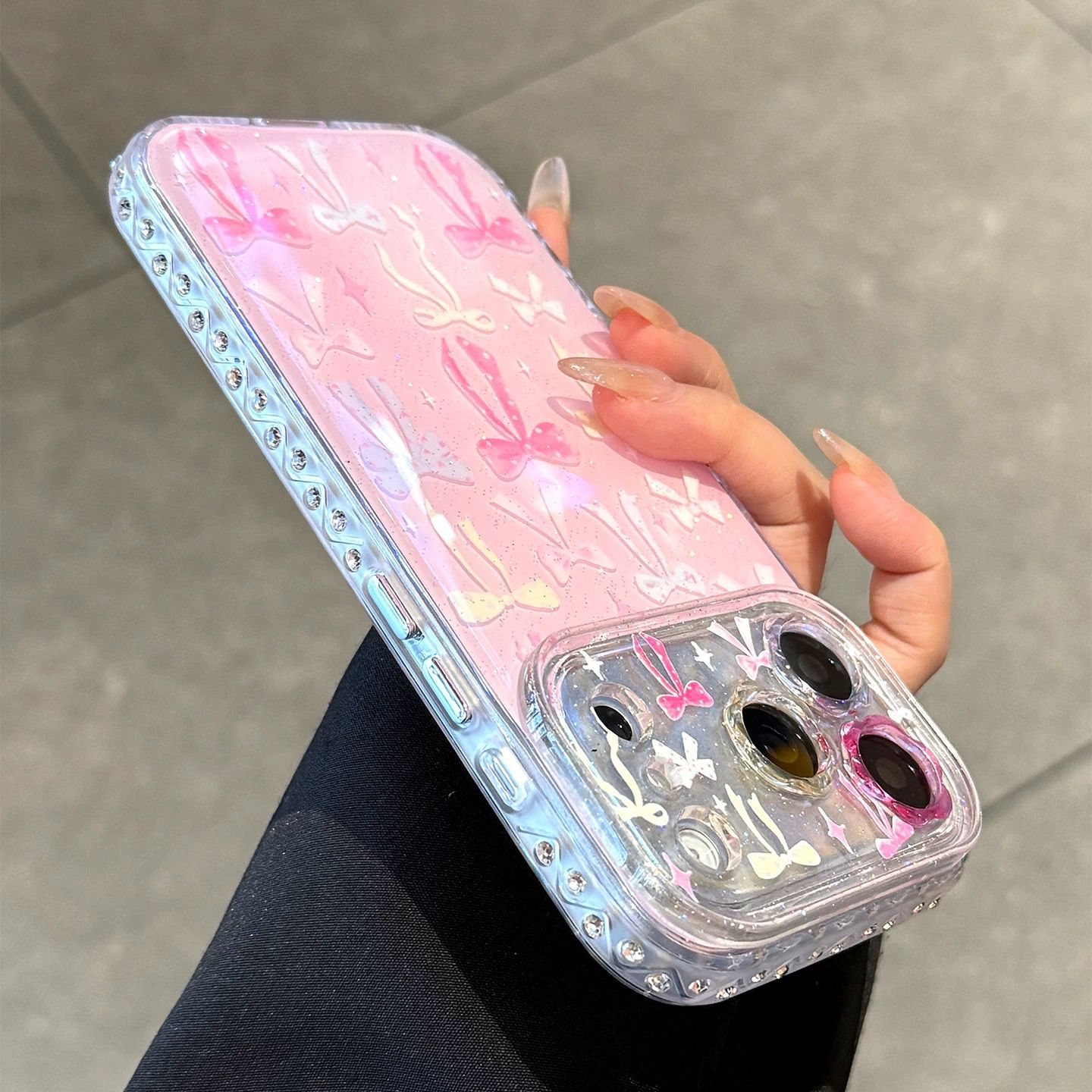 Pink Ribbon Bow Cases for iPhone