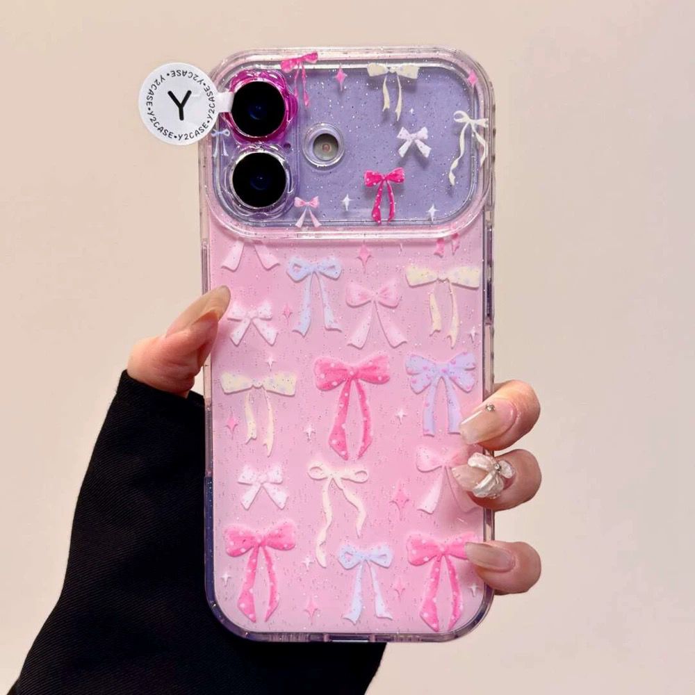 Pink Ribbon Bow Cases for iPhone