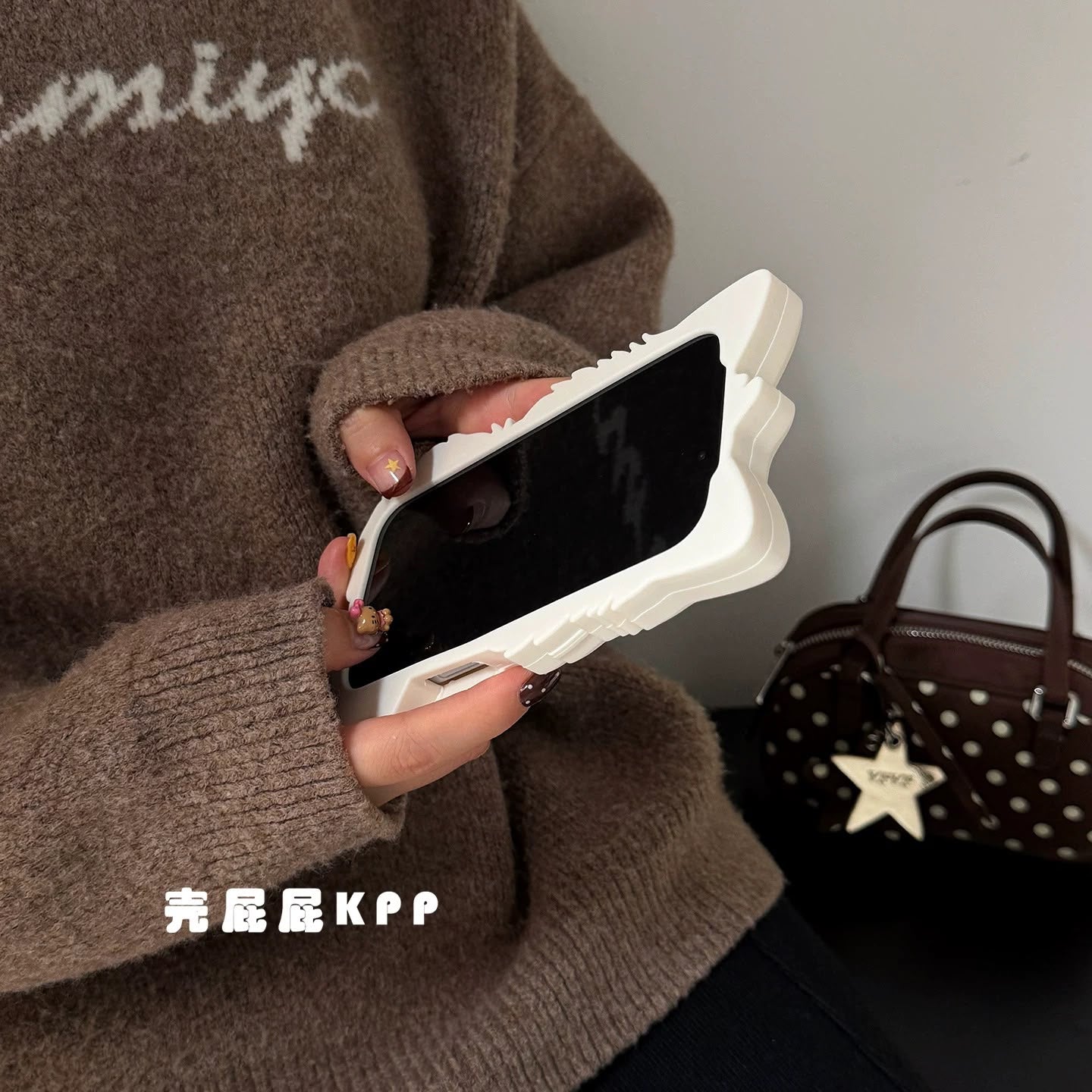 Snowy Pup 3D Silicone Case for iPhone