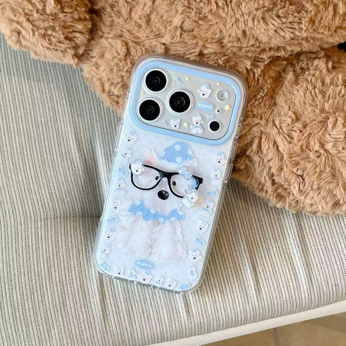 Blue Puppy Case for iPhone