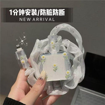 Cute Small SunFlowers Charger Protector for iPhone