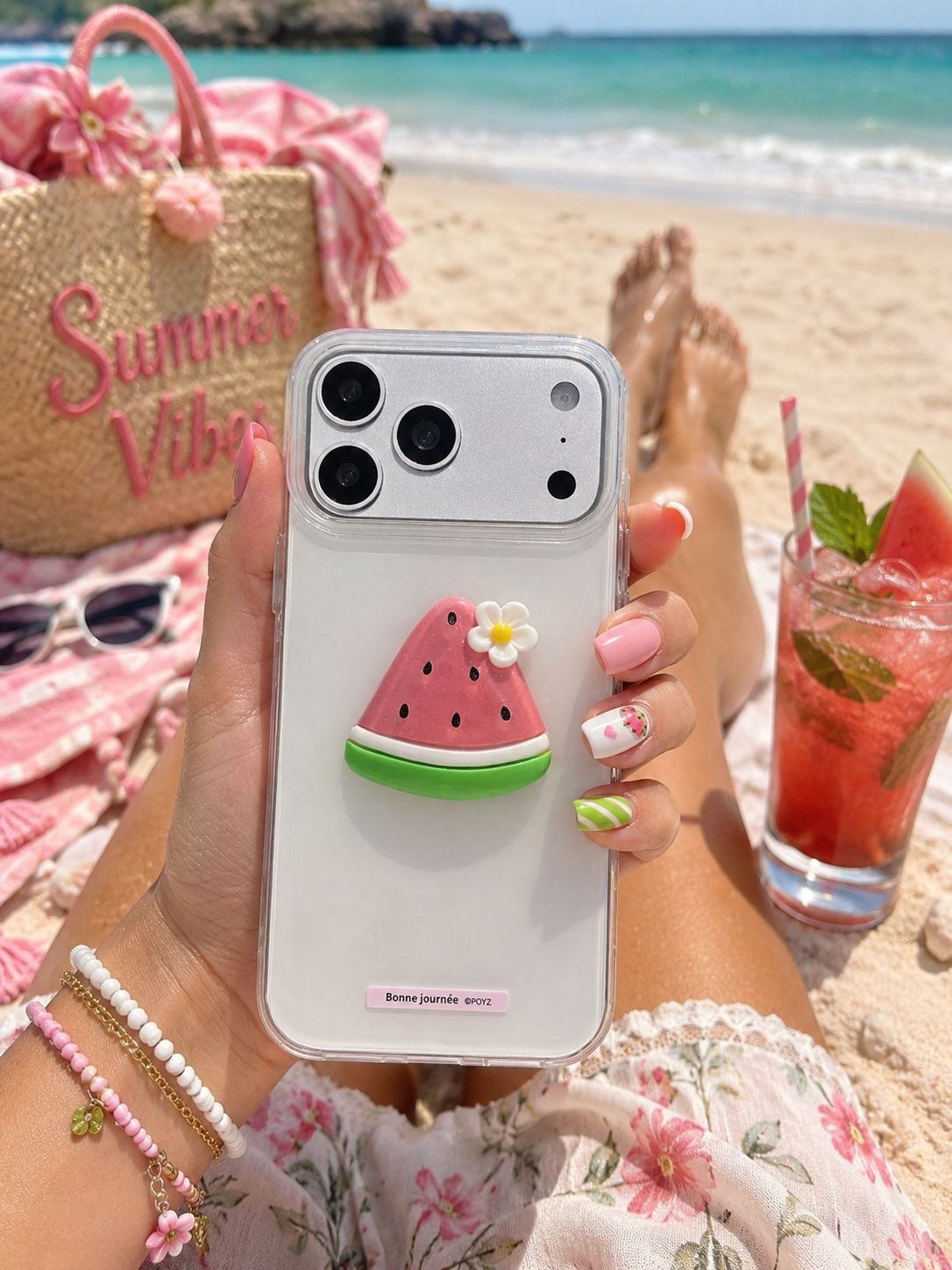 Cute Watermelon Bliss Case for iPhone