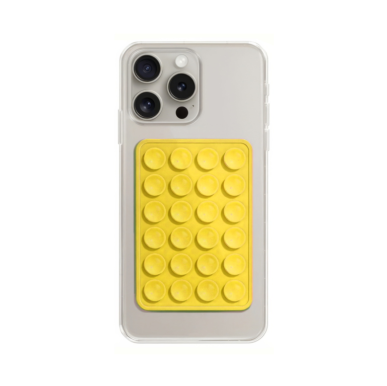 Trending Silicone Suction Grips for All Phones - Yellow