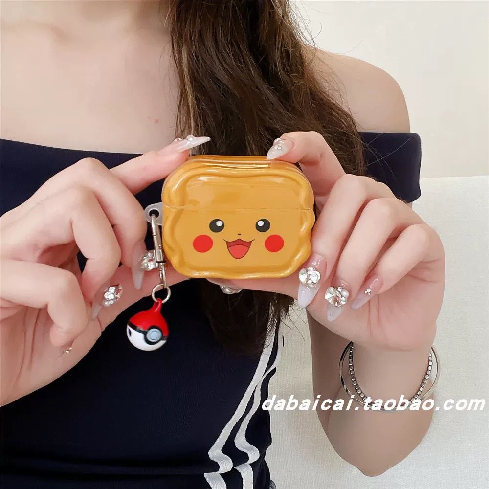 Cutest Pikachu Case with Charm for Airpods – Airpods Pro and Pro 2