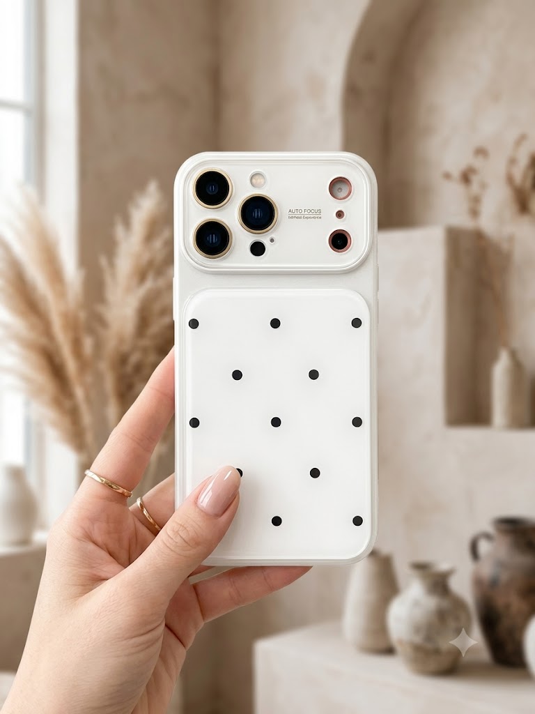 Polka Dot Glass Phone Cases for iPhone