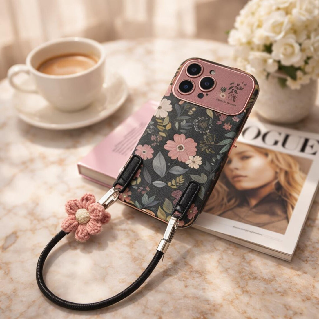 Rosabelle Wristlet Charm Case for iPhone