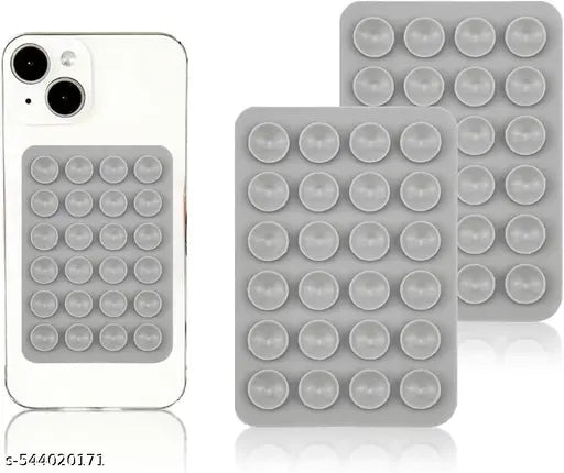 Trending Silicone Suction Grips for All Phones - Light Grey