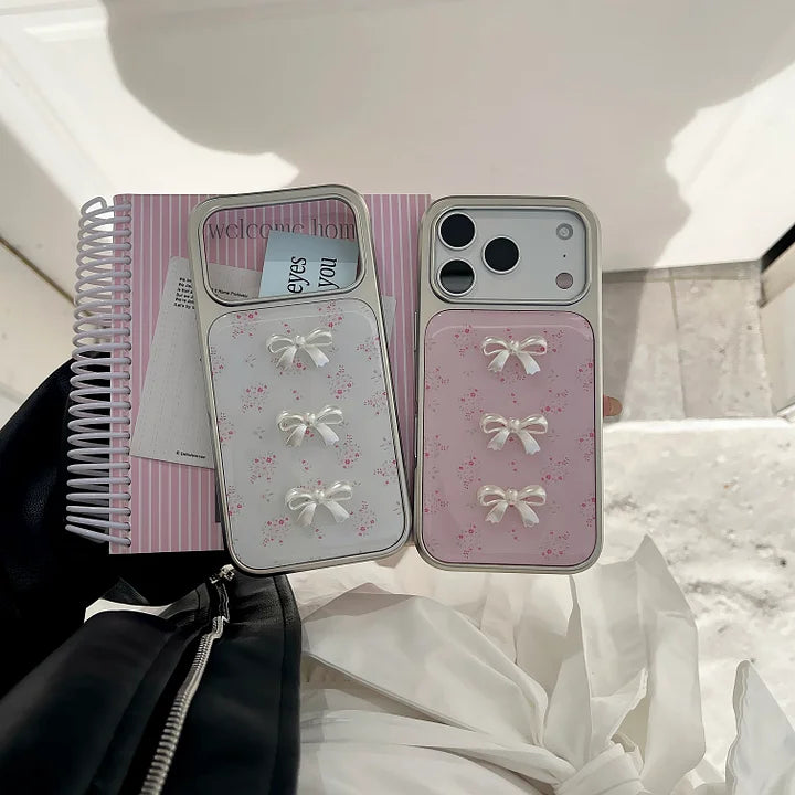 Bow & Blossom Floral Phone Case for iPhone